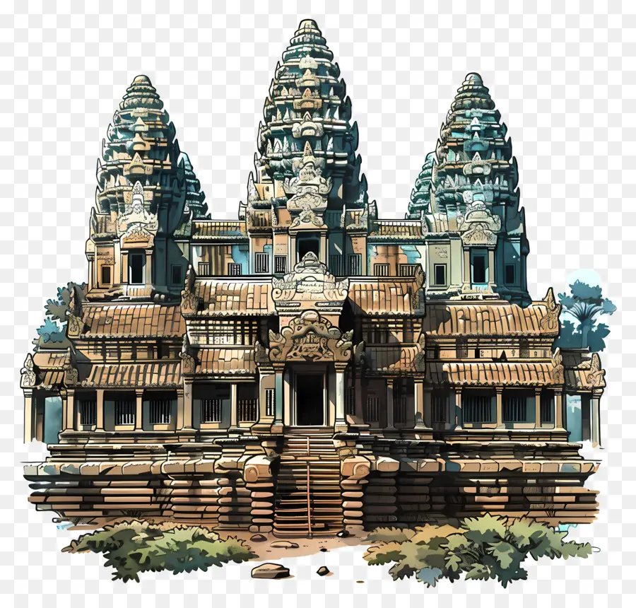 Angkor Wat，Kuil Kuno PNG