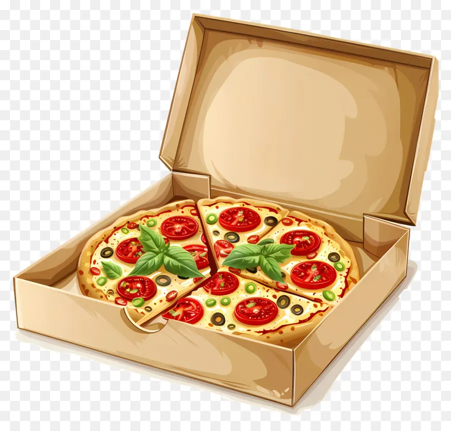 Pizza Di Dalam Kotak，Pizza PNG