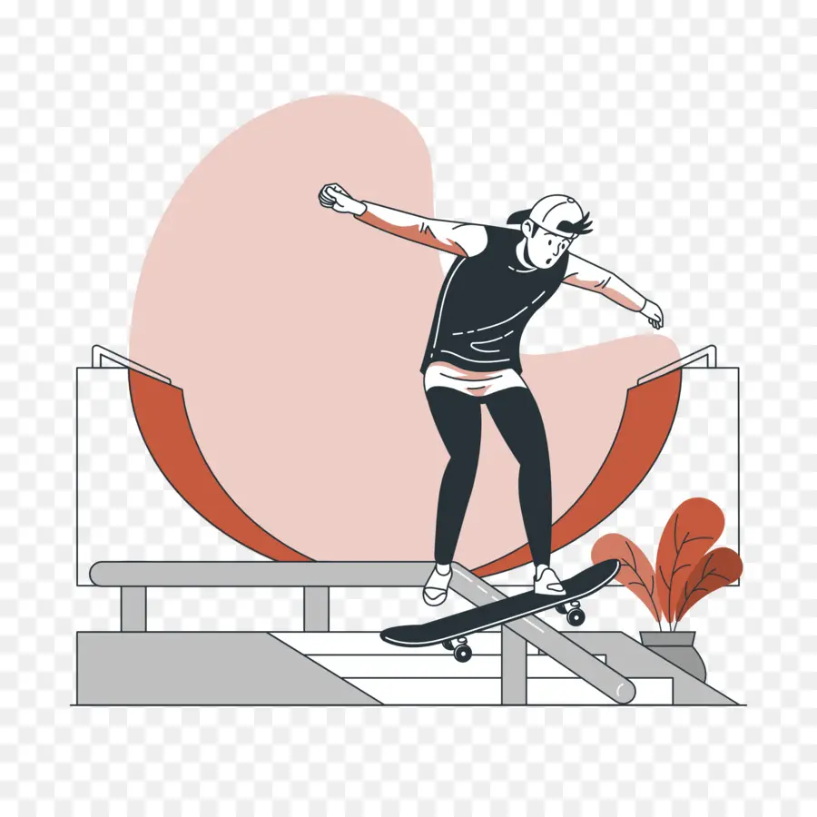 Skateboard，Trik Skateboard PNG