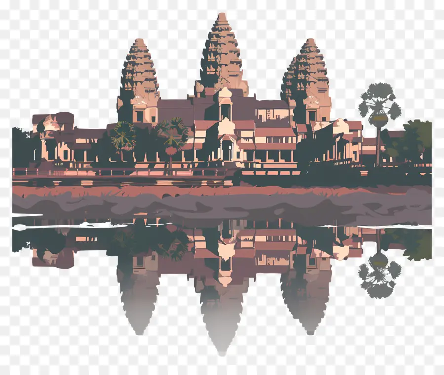 Angkor Wat，Kuil Kuno PNG