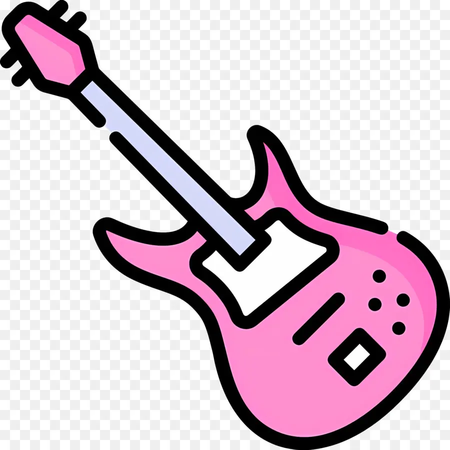 Gitar，Pink Gitar Listrik PNG