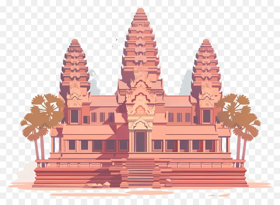 Angkor Wat，Kuil Merah Muda PNG