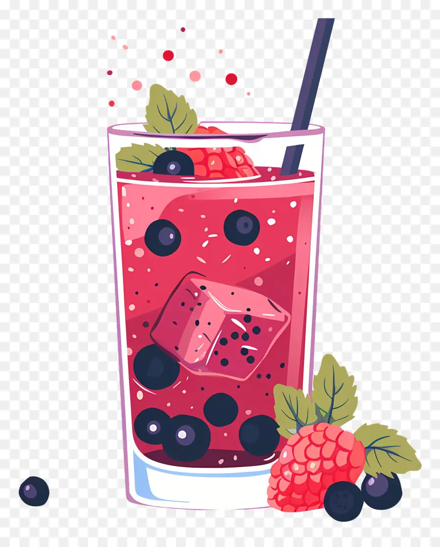 Minuman Berry，Minuman Berry Yang Diinfus PNG