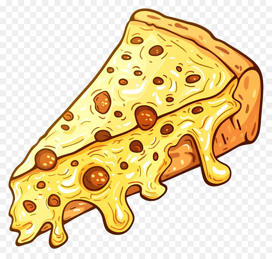 Keju Slice，Pizza Keju PNG