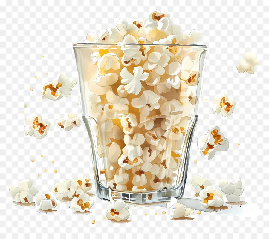 Popcorn，Makanan Ringan PNG