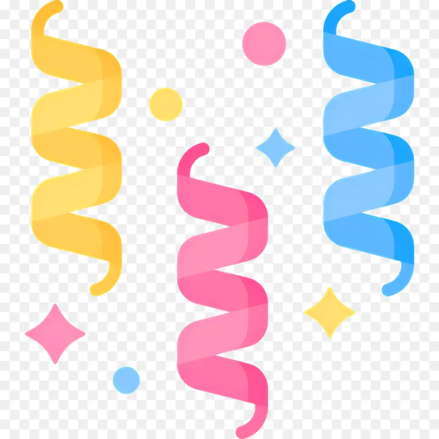 Ulang Tahun Confetti，Spiral PNG