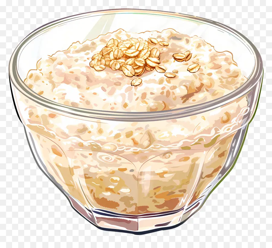 Semangkuk Bubur，Oatmeal PNG