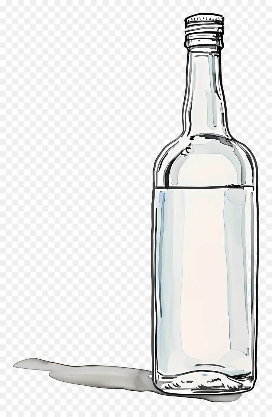 Botol，Air Tumpah PNG