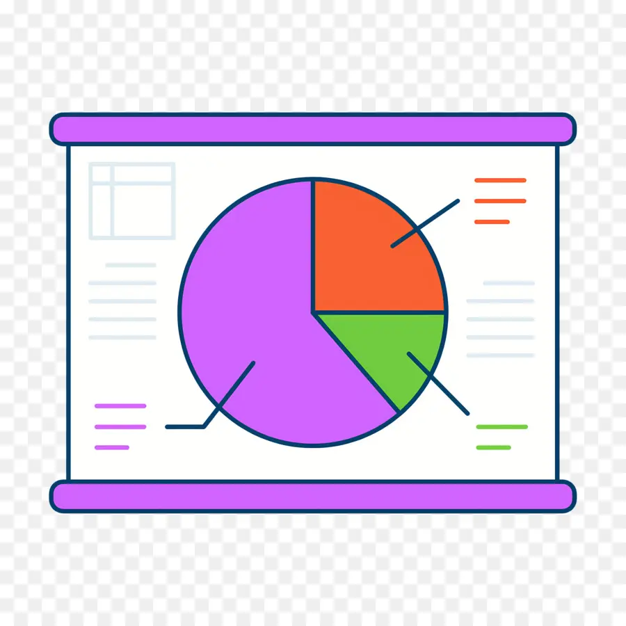 Pie Chart，Visualisasi Data PNG