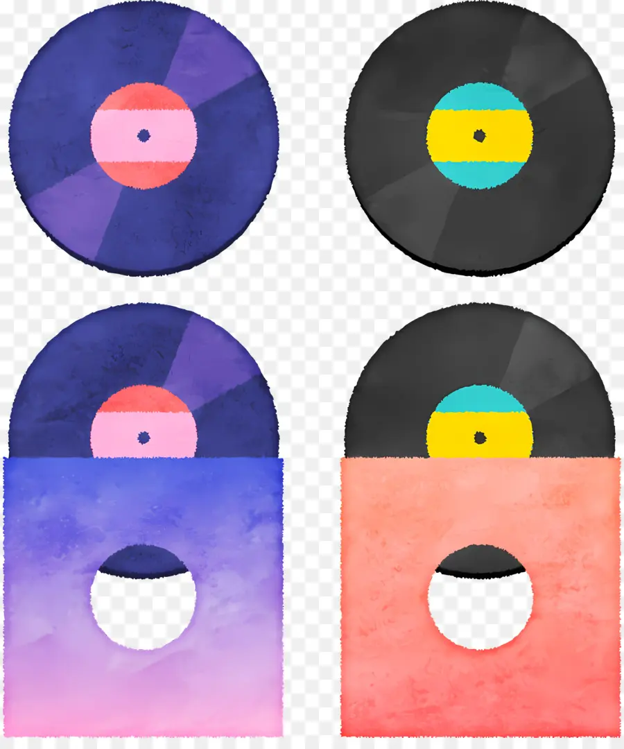 Musik，Catatan Vinil PNG