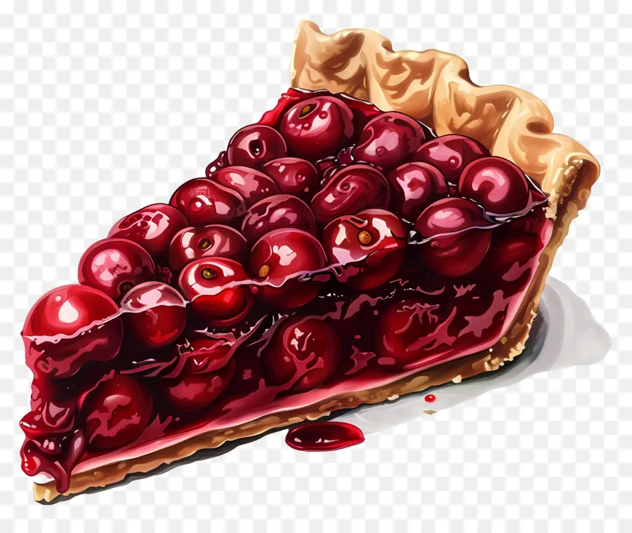 Cherry Pie，Makanan Penutup PNG