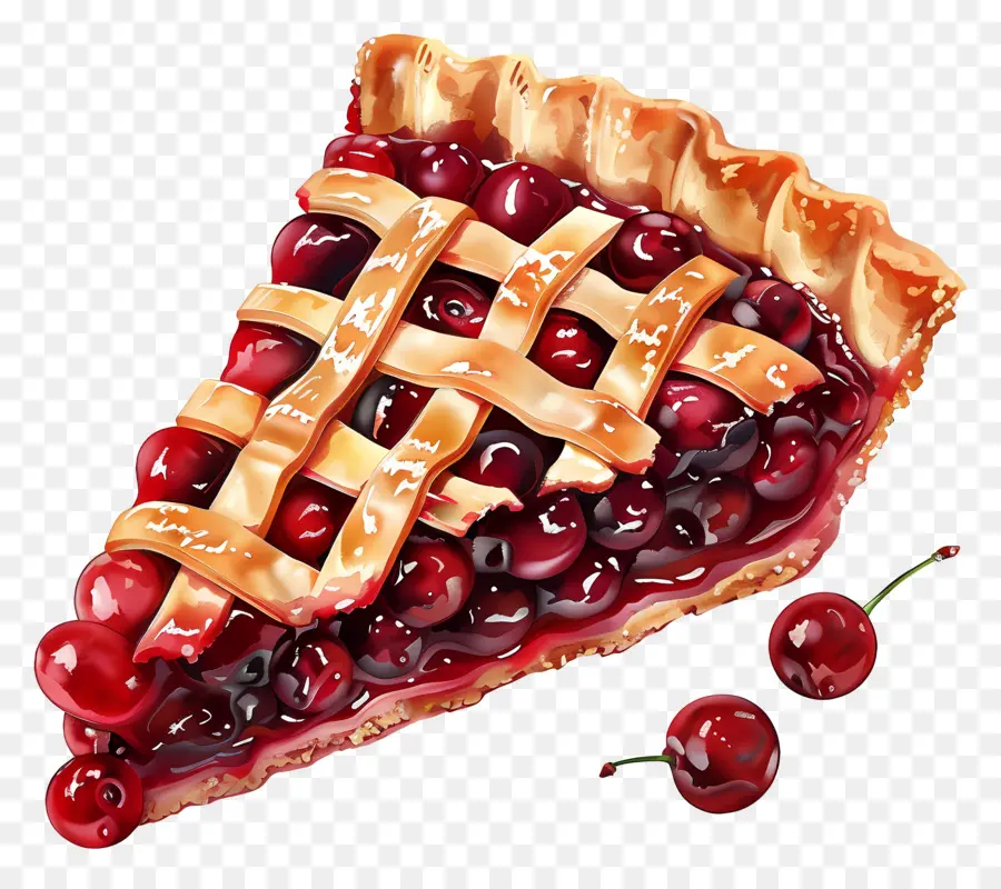 Cherry Pie，Kerak Kisi PNG