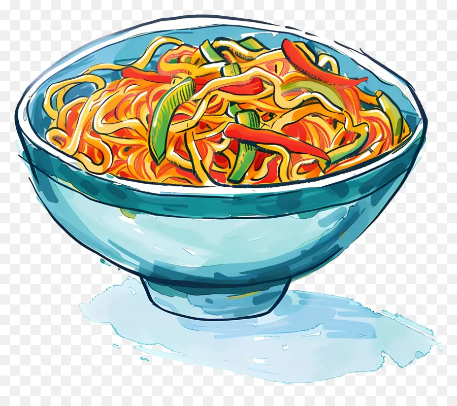 Chow Mein，Mie PNG