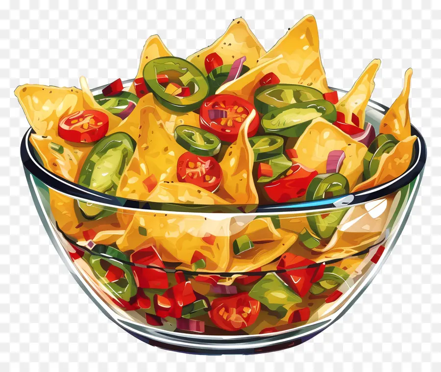 Semangkuk Nacho，Chip PNG