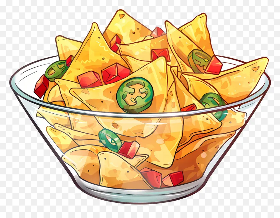 Semangkuk Nacho，Tortilla Chips PNG