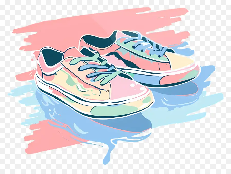 Sepatu，Sepatu Pastel PNG