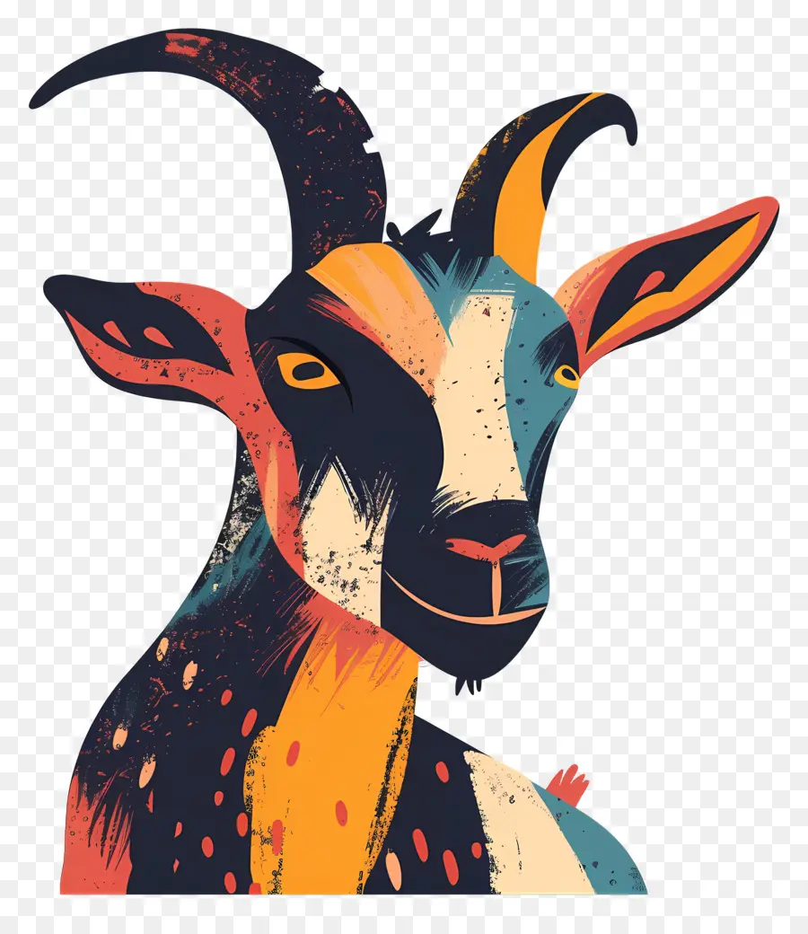 Kambing，Warna Warni PNG