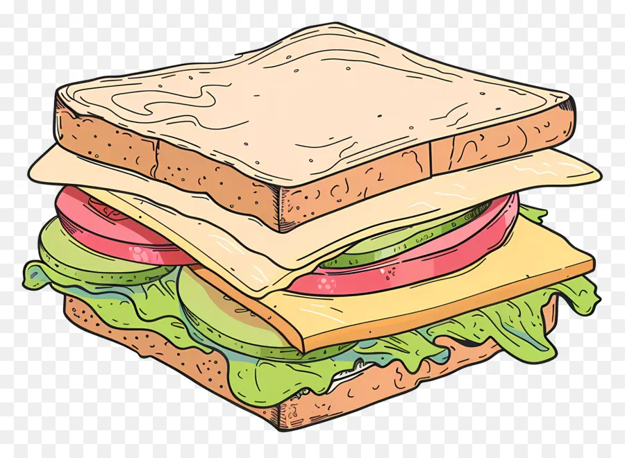 Sandwich，Bahan Bahan PNG