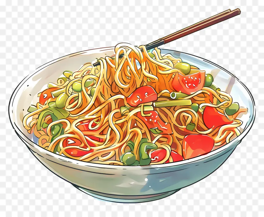 Lo Mein，Mie PNG