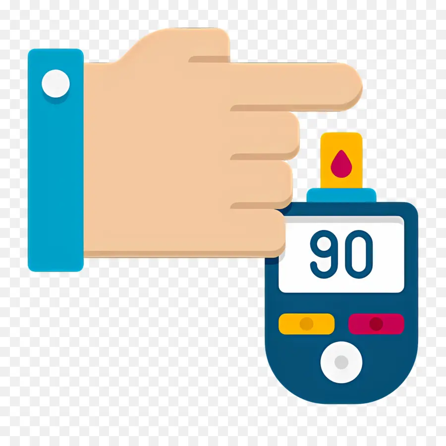 Diabetes，Glukosa Darah Meter PNG