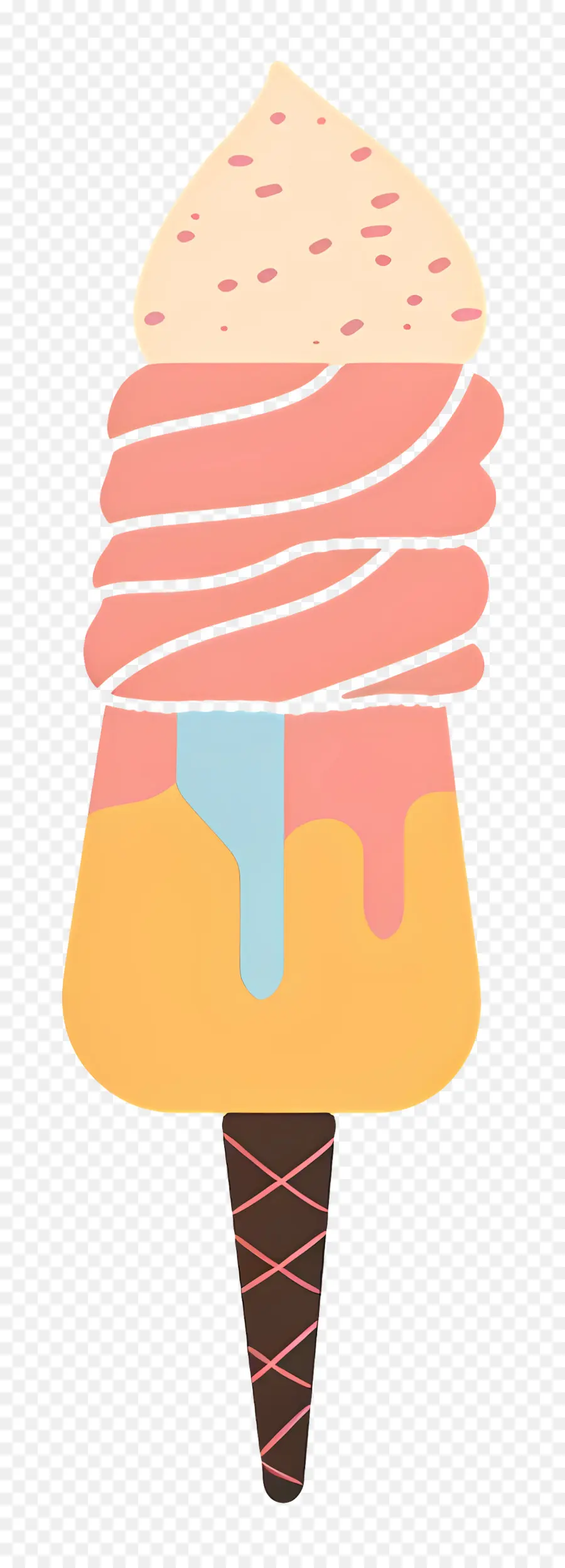 Es Krim，Es Krim Cone PNG