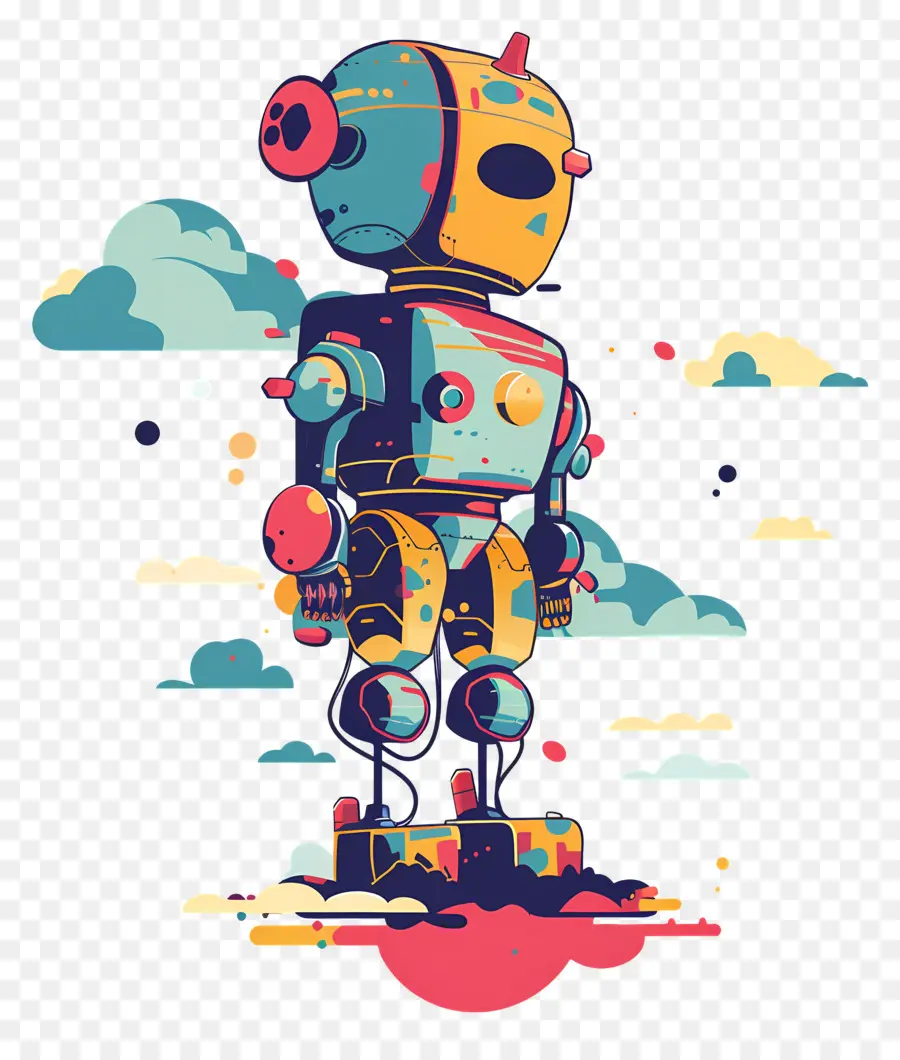 Robot，Kartun PNG