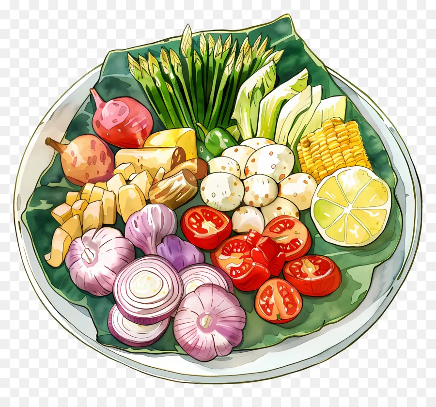 Makanan Thai，Piring Makanan PNG