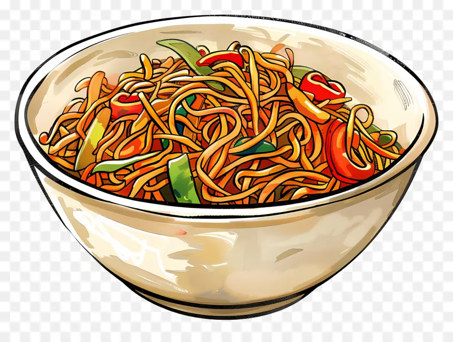 Chow Mein，Spaghetti PNG