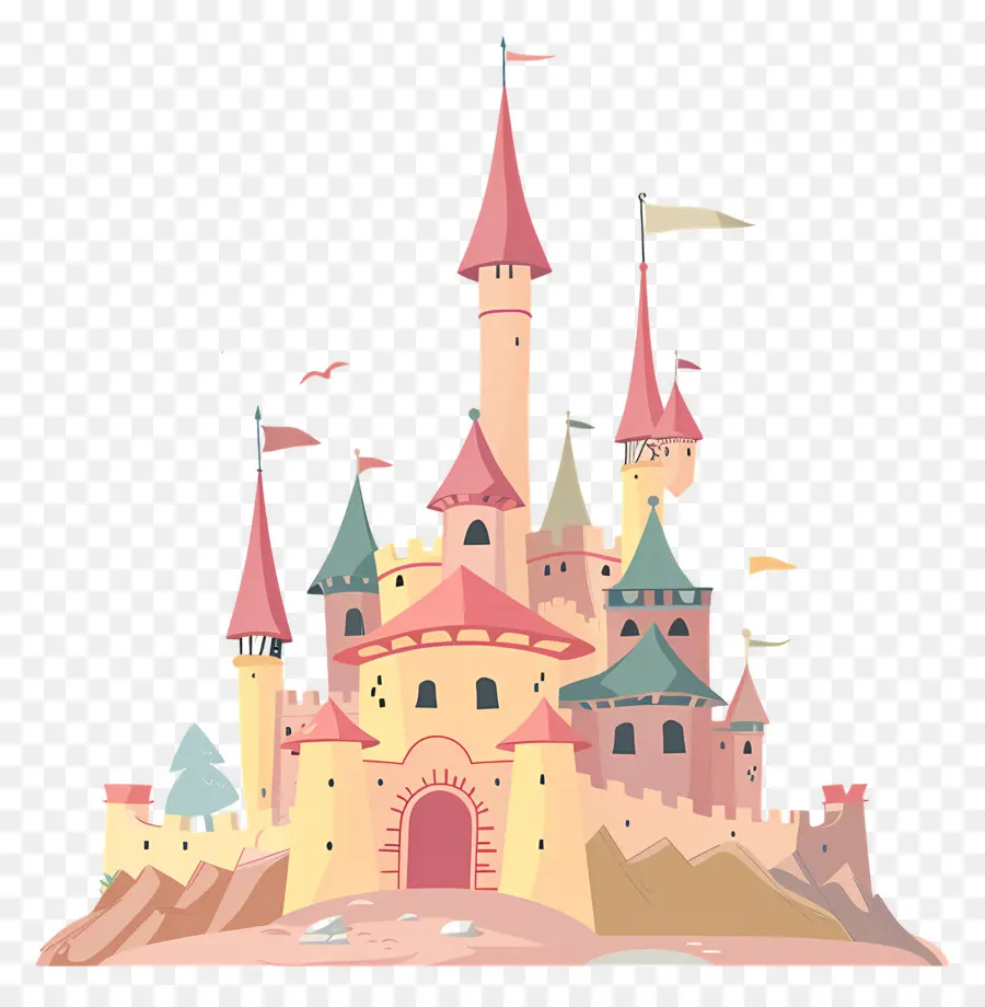 Kastil，Pink Castle PNG