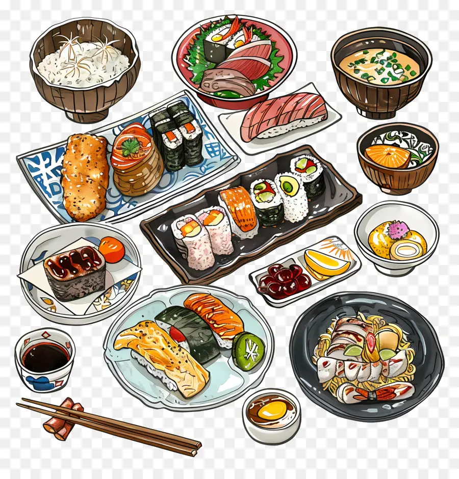 Makanan Jepang，Masakan Jepang PNG