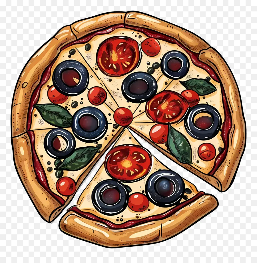 Pizza，Tomat PNG