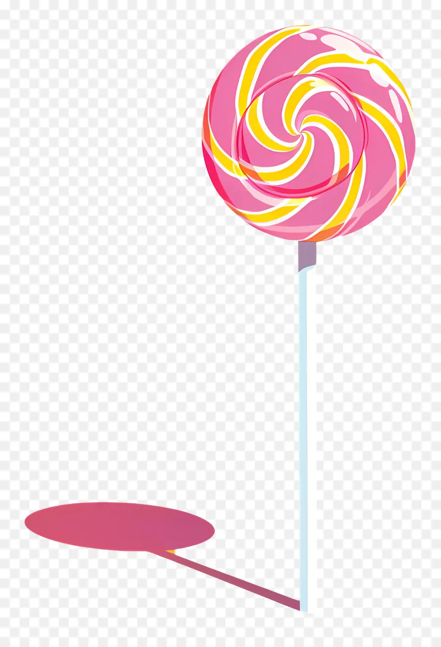 Permen，Pink Lollipop PNG