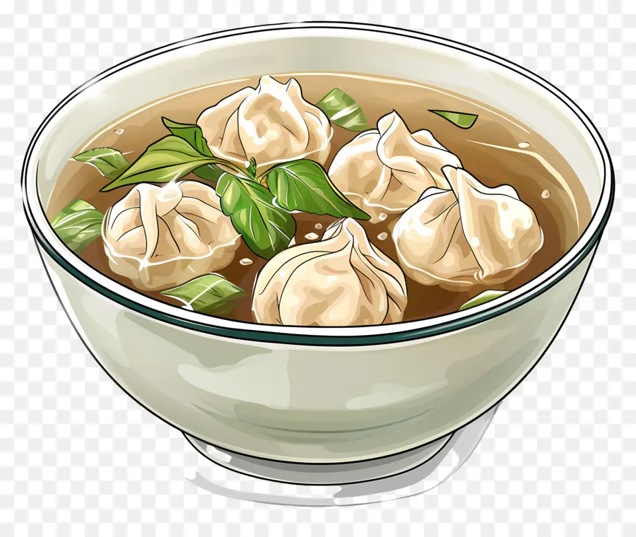 Sup Wonton，Panas Dan Asam Sup PNG