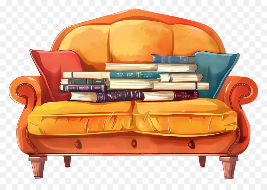 Sofa，Buku PNG