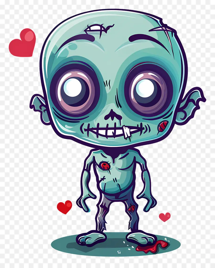 Zombie，Zombie Biru PNG