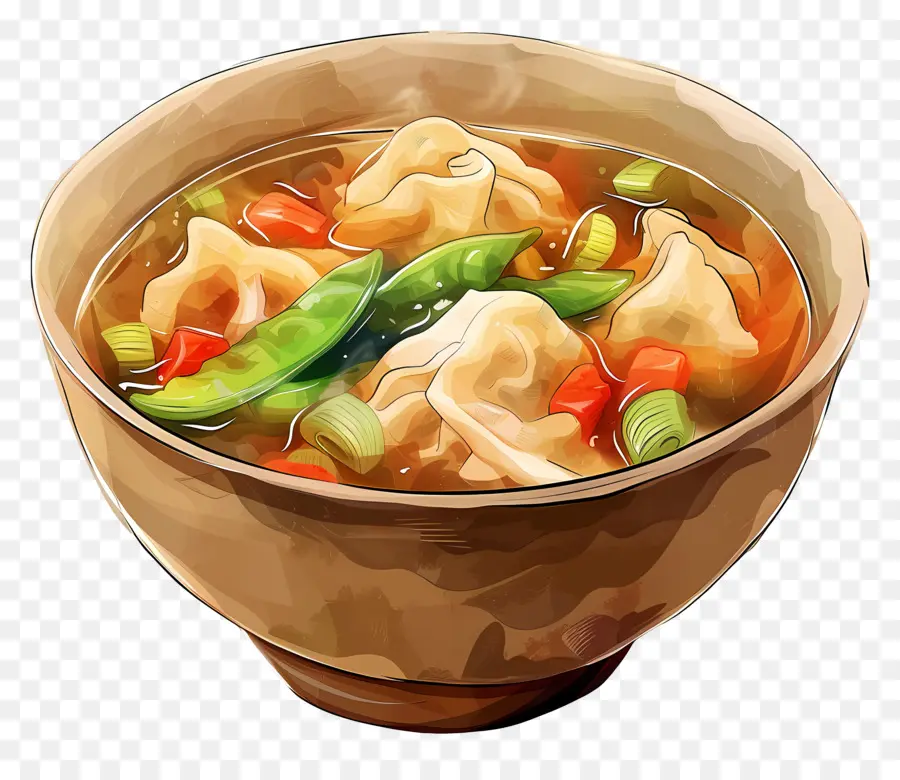 Sup Wonton，Mie Sup PNG