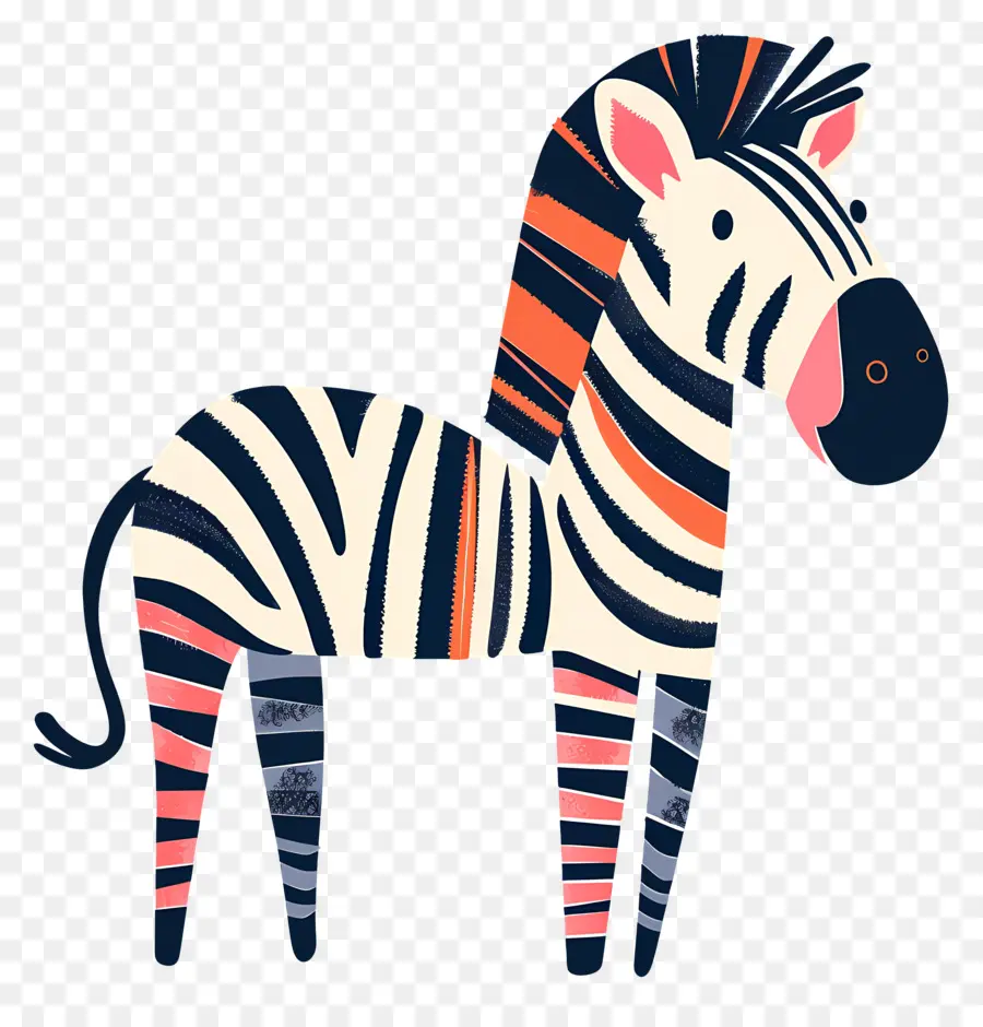 Kartun Zebra，Zebra PNG