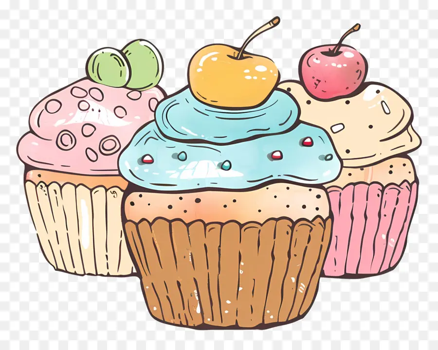 Muffin，Cupcakes PNG