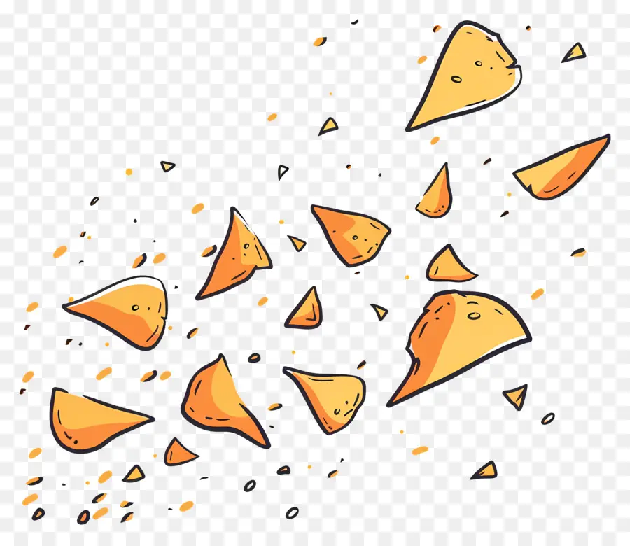 Terbang Chip，Tortilla Chips PNG