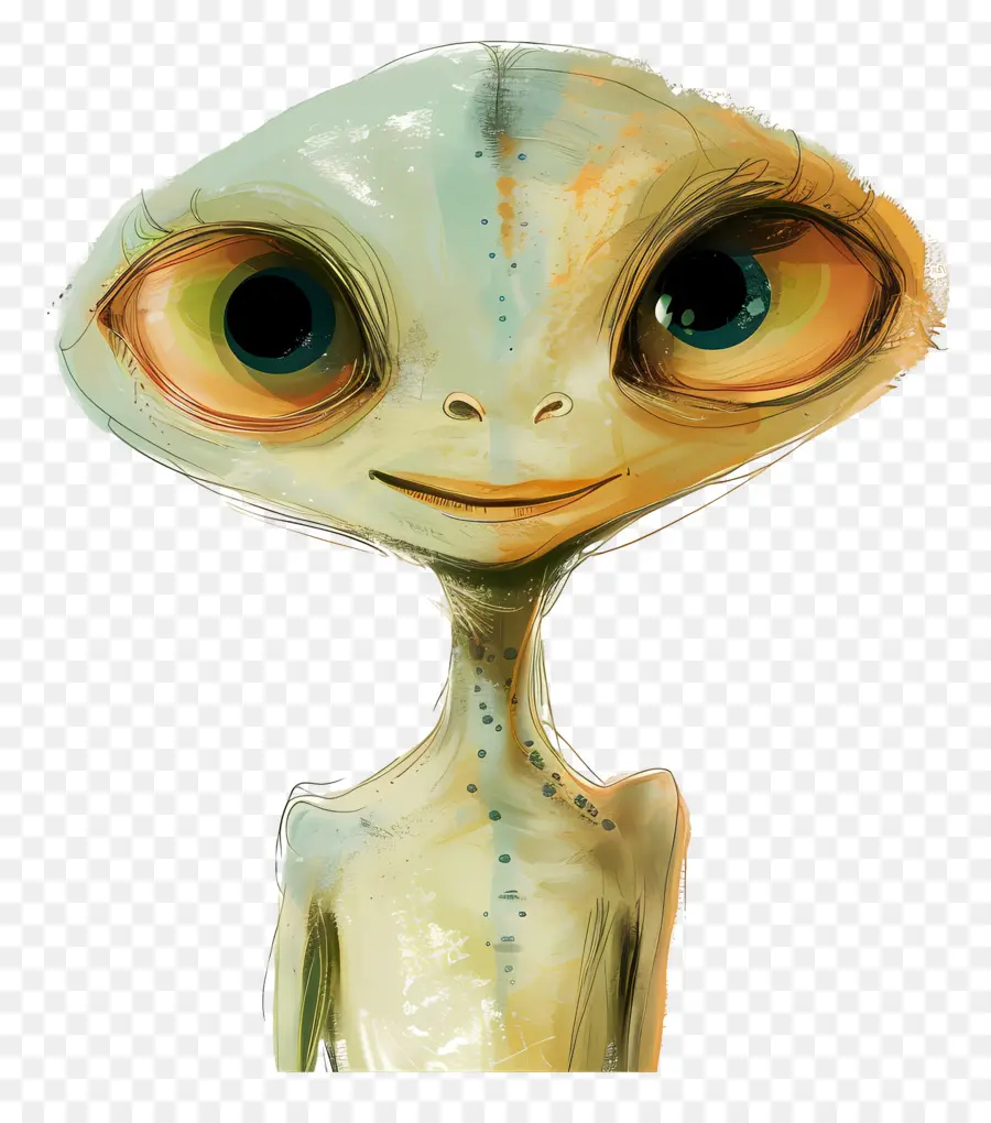 Kartun Asing，Alien PNG