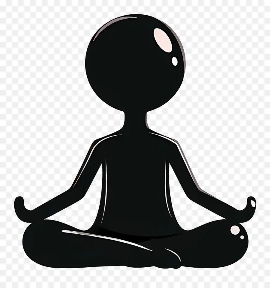 Stick Figure Meditasi，Angka Meditasi PNG