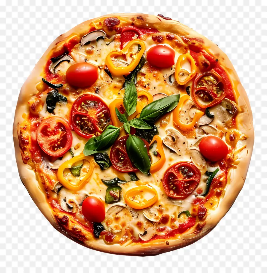 Pizza Vegan，Pizza PNG