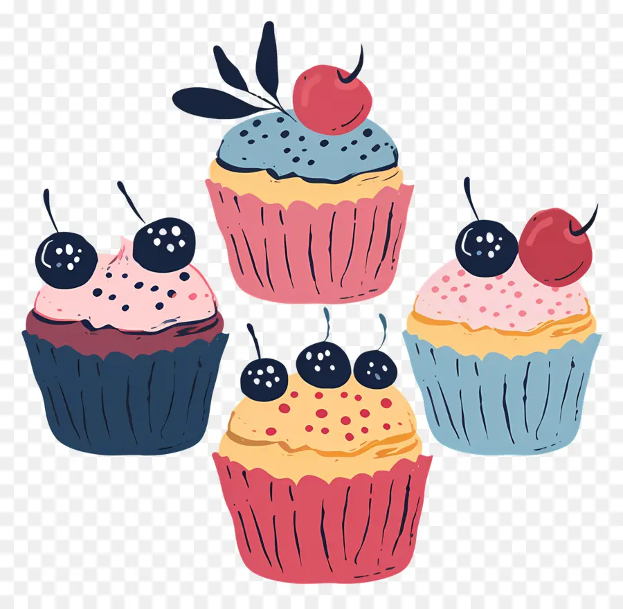 Muffin，Cupcakes PNG