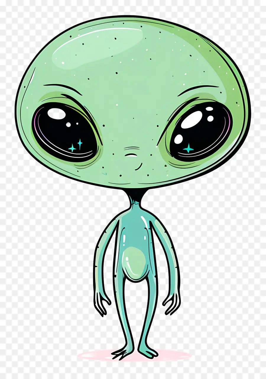 Kartun Asing，Alien PNG