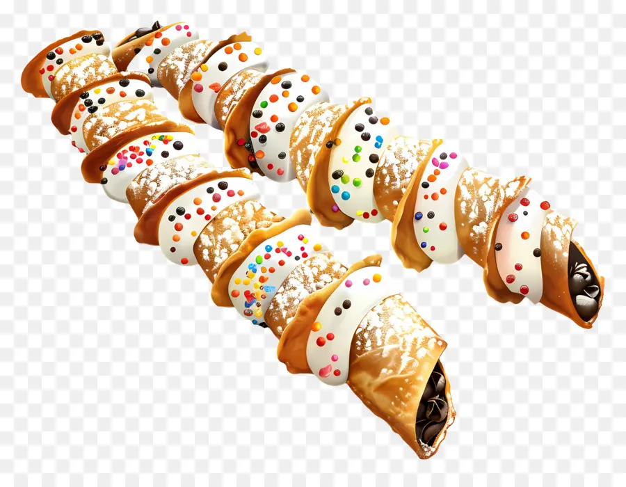 Cannoli，Kue PNG