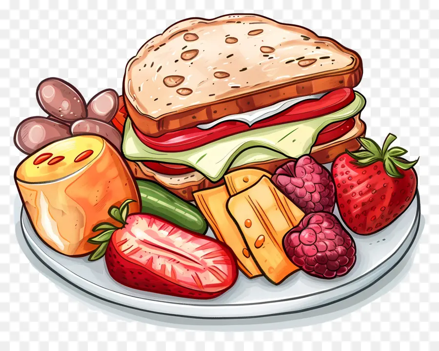 Makanan，Sandwich PNG