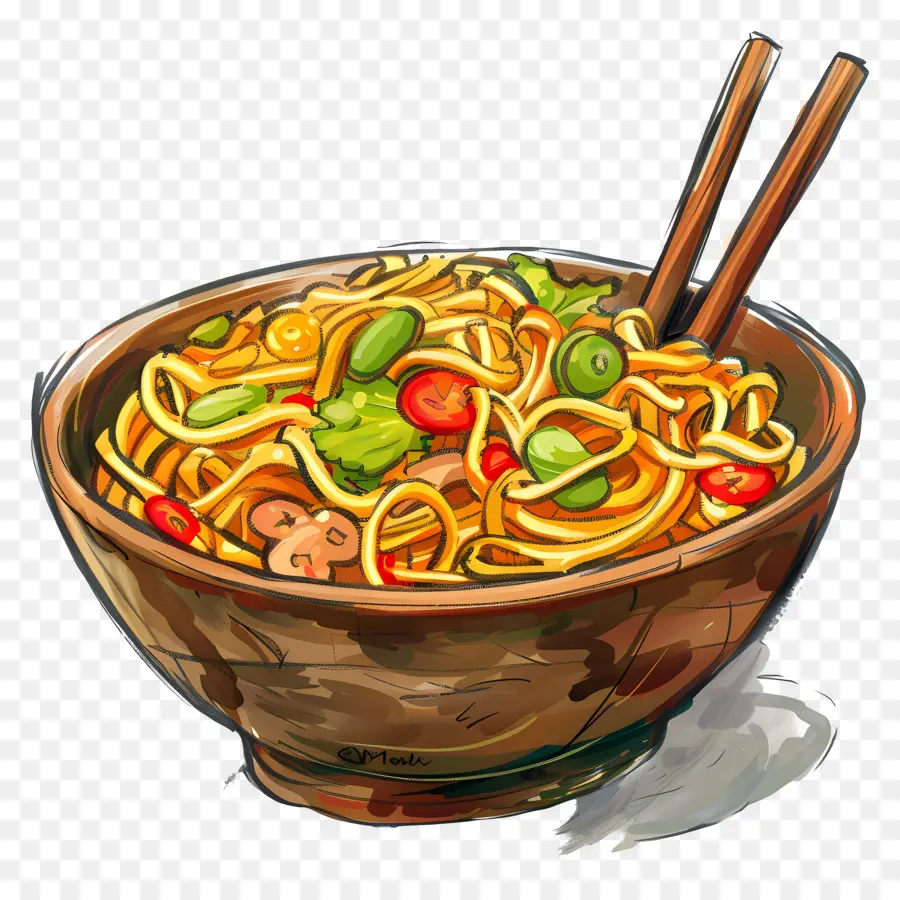 Lo Mein，Spaghetti PNG