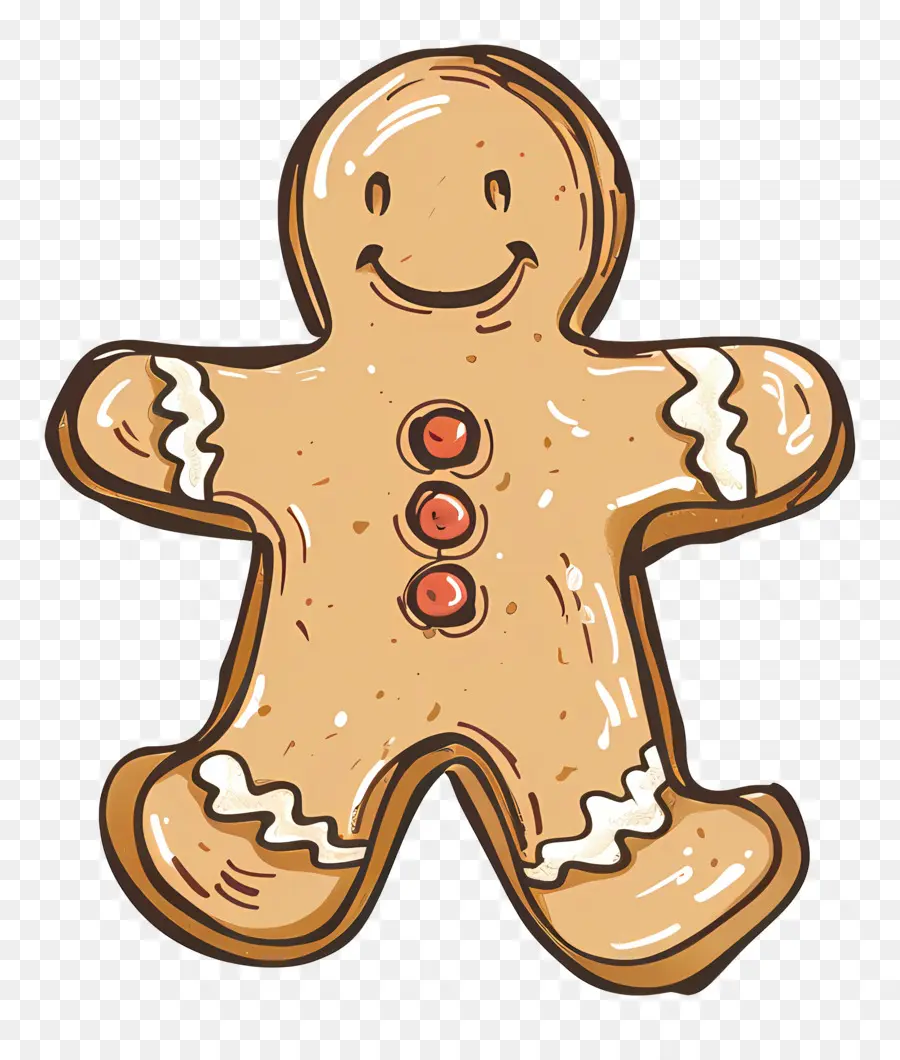 Cookie Gingerbread Natal，Manusia Kue Jahe PNG