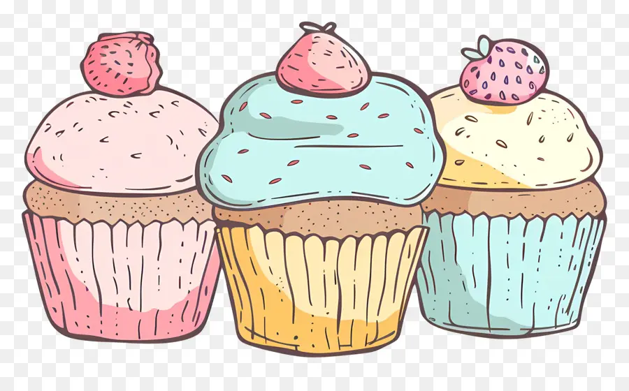 Muffin，Cupcakes PNG