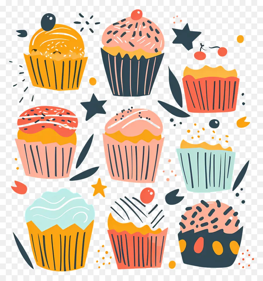 Muffin，Cupcakes PNG